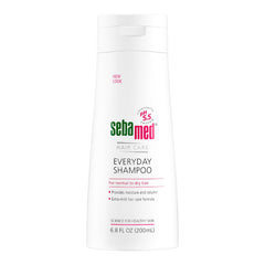 SEBAMED Everyday Shampoo bottle pour for gentle daily cleansing.