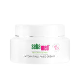SEBAMED fragrance-free hydrating face cream bottle delivers fragrance-free daily moisture
