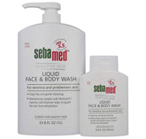 SEBAMED Liquid Face & Body Wash bottle for gentle face and body cleansing