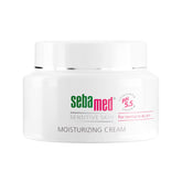 SEBAMED Moisturizing Face Cream 75 ml bottle delivering gentle all-day hydration for sensitive skin.