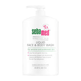 SEBAMED Sensitive Skin Wash bottle highlights pH 5.5 for gentle cleansing