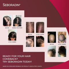 SEBORADIN scalp massage action to improve microcirculation