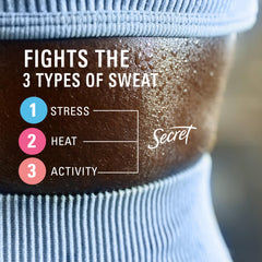 Secret Clinical Strength cap close-up highlighting sleek design for on-the-go use
