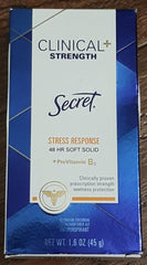 Secret Clinical Strength Clear Gel bottle shown, offering clear application for day-long protection.