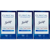 Secret Clinical Strength Invisible Solid deodorant bottle showing all-day protection.