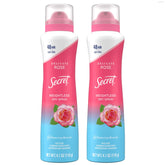 Secret Dry Spray bottle close-up showing quick-dry protection for all-day freshness.