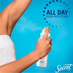 Secret Dry Spray coconut and argan oil detail for skin-friendly care