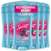 Secret Fresh bottle-front view with berry scent for all-day freshness
