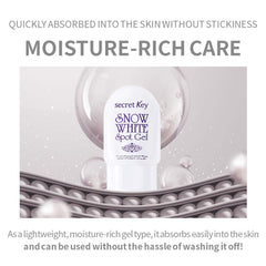 Secret Key gel applied to underarm area for targeted care