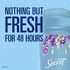 Secret Lavender Invisible Solid label close-up emphasizes a clear finish and dependable protection.