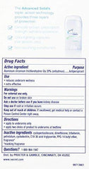 Secret Soft Solid application showing skin soothing protection for daily underarm use.