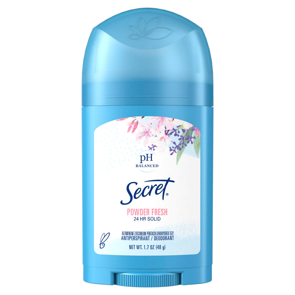 Secret Wide Solid bottle with powder fresh scent for all-day protection