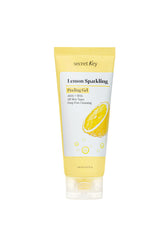 Secret Key Lemon Sparkling Gel bottle close-up for refreshing cleansing
