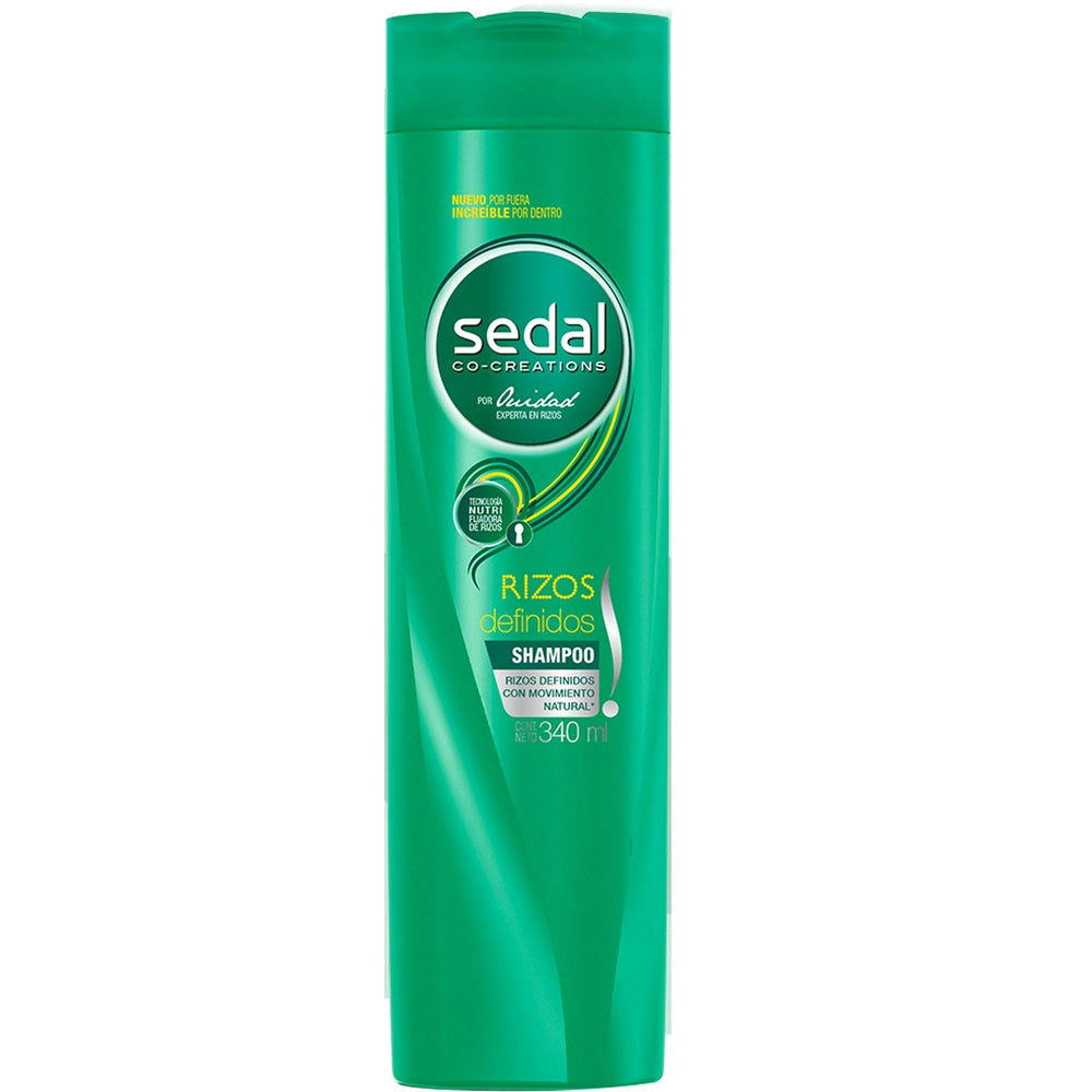 Sedal Defined Curls Shampoo bottle showing hydration for curly hair