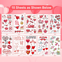 Seeiuua Valentines tattoos with cupid arrow designs for celebrations