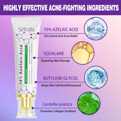 Sefralls azelaic acid cream pump-dispense supports daily, convenient use.