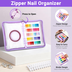 Segbeauty nail color sample book pages for quick hue comparison.