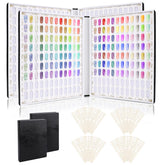 Segbeauty nail color showing book open with 216 color slots for quick selection