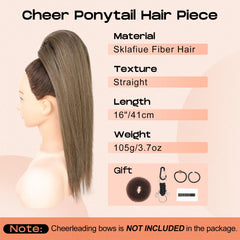 SEIKEA Cheer Ponytail clips securely, keeping styles in place during routines.