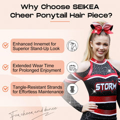 SEIKEA Cheer Ponytail donut-volume accessory enhances fullness for thinner hair.