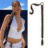 SEIKEA long braid ponytail extension wrap-around for a seamless, voluminous look.