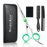 SEIMEIKEN hair cutting scissors 6-inch blade close-up for precise, clean cuts.