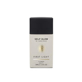 Self Glow by James Read First Light serum bottle shows buildable natural tan.
