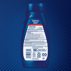 Selsun Blue menthol cooling sensation highlights refreshing scalp comfort.
