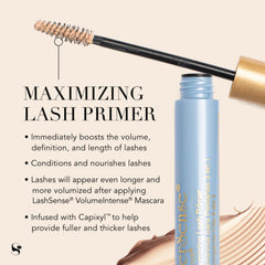 SeneGence UnderSense contains Biotinoyl Tripeptide-1 to support lash strength.