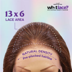 HD lace front on Sensationnel What Lace 13x6 wig for seamless parting