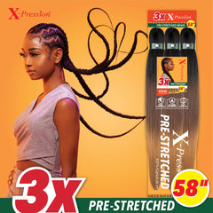Sensationnel X-pression soft yaki texture braid feels natural during wear