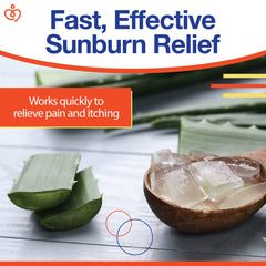 Sensiv cooling soothing gel applied to irritated skin for quick comfort