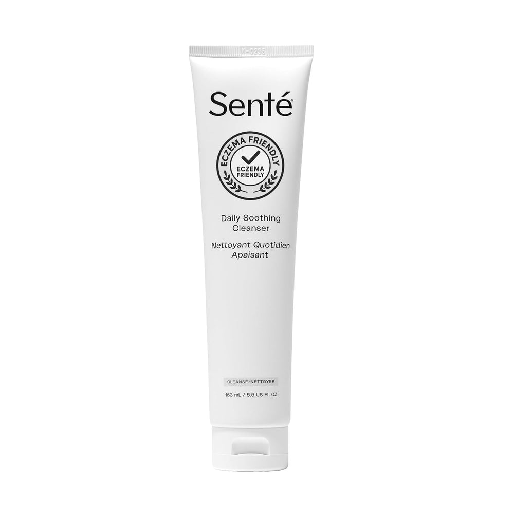Sente Daily Soothing Facial Cleanser bottle with Vitamin E supports sensitive skin care