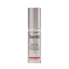 Sente Even Tone Retinol Cream bottle for a smooth nightly skincare routine