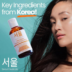 SeoulCeuticals turmeric face wash texture close-up highlighting creamy, gentle lather.