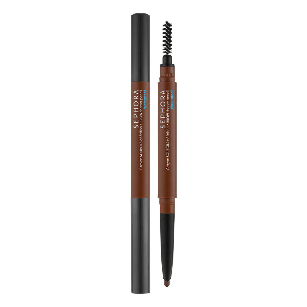 SEPHORA Brow Shaper Pencil Midnight Brown triangular tip for defined, natural-looking brows all day