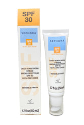 Sephora Collection Daily Sunscreen Cream SPF 30 bottle provides mineral protection for daily use.
