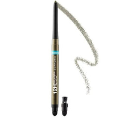 SEPHORA COLLECTION waterproof retractable eyeliner pencil in Shimmer Green for all-day wear.