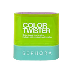 SEPHORA Color Twister shows color-changing application on lips and cheeks for seamless blend.