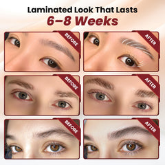 Serena Beauty fast-drying formula aiding quick eyelash and brow lamination process.