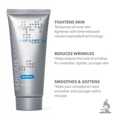 Firm A Face XR pores blurred close-up reveals smoother texture