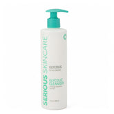 Serious Skincare Glycolic Cleanser bottle pump for easy daily cleansing and pore purification