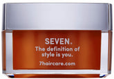 SEVEN GAZAR Polish bottle and hair showing a glossy, sleek shine.