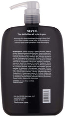 SEVEN Kente Bond hair application steps show easy at home conditioning for damaged hair