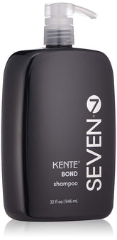 SEVEN Kente Bond Shampoo bottle front with sulfate-free formula for gentle cleansing.