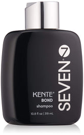 SEVEN Kente Bond Shampoo bottle ready to hydrate dry, damaged hair