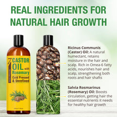 Seven Minerals rosemary-infused castor oil dropper close-up for lashes and brows