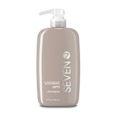 SEVEN SATARA OPTI shampoo bottle front view, premium formula for fuller hair.