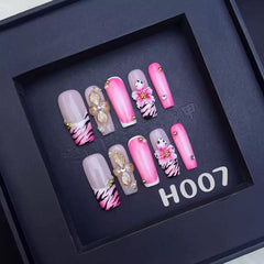 Sevgob jelly glue stickers and nail glue included for DIY manicure