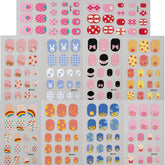 Sevgob kid nail stickers rainbow and stars for easy playful nail art
